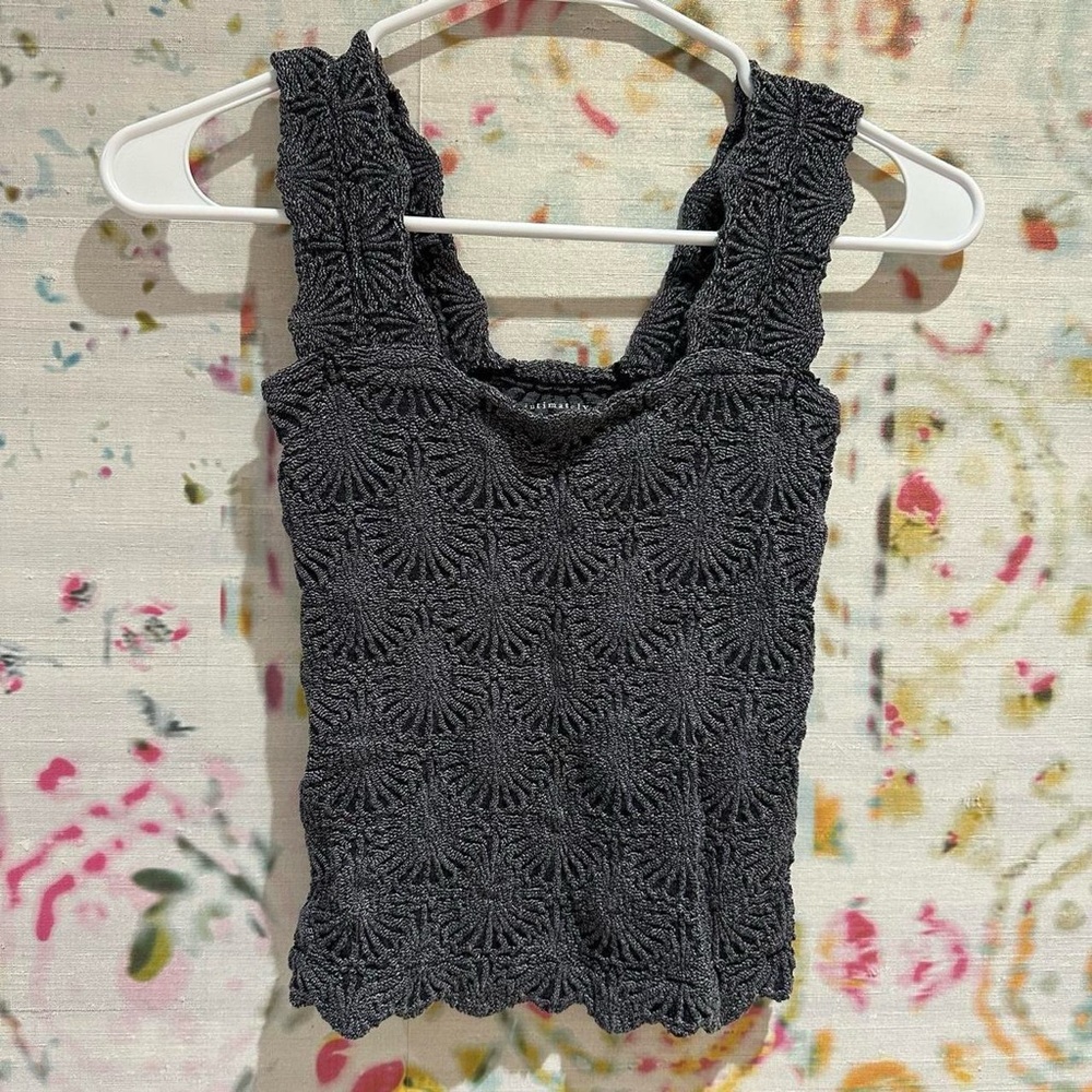 Free People Flower Tank Top